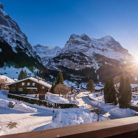 شقة جريندلوالد  في Atemberaubende Sicht Auf Eiger Nordwand المظهر الخارجي الصورة