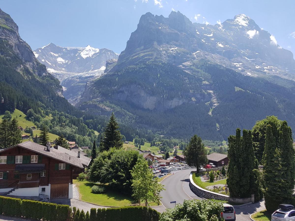 شقة جريندلوالد  في Atemberaubende Sicht Auf Eiger Nordwand المظهر الخارجي الصورة